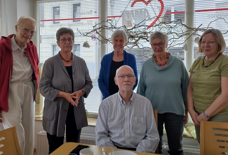 Bettina Lange-Klein, Christine Schmarsow, Dr.in Barbara Stiegler, Kornelia Ebert, Gieslint Grenz und Horst-Werner Kulow
