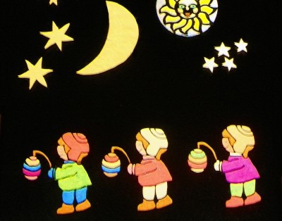 Sonne, Mond und Sterne - Laternenumzug zu Sankt Martin
